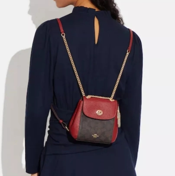 Coach convertible mini backpack purse - Picture 7 of 9